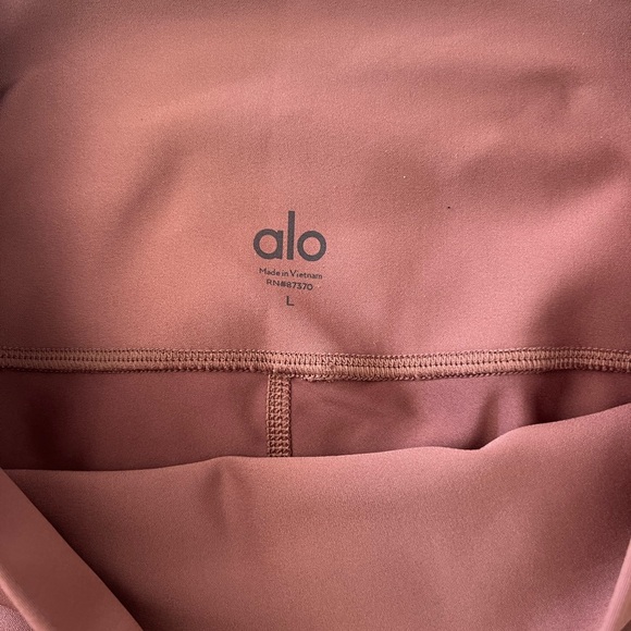 ALO Yoga Dusty Rose Leggings Large - Picture 3 of 3